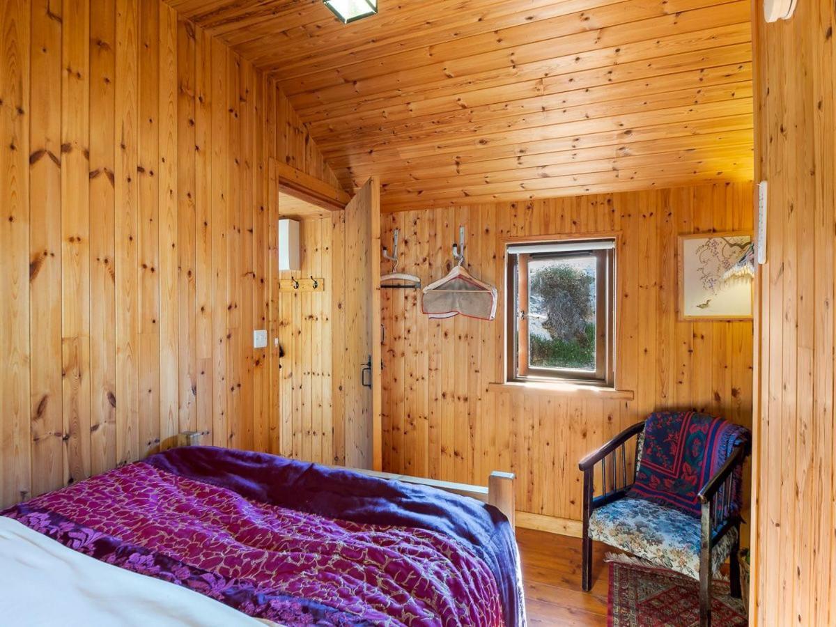 Seaside Log Cabin, Carna Villa Bagian luar foto